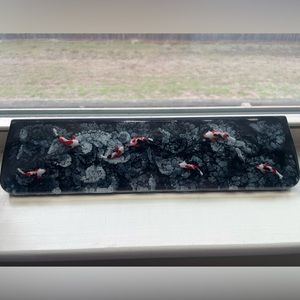 Artisan Koi Fish Wrist Rest For Keyboard